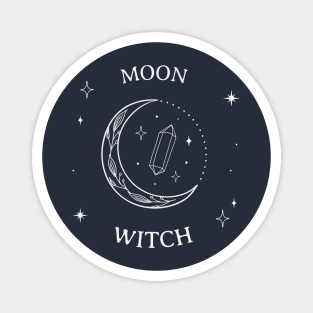 Moon Witch Modern Witchcraft Wicca Pagan Spell Magnet
